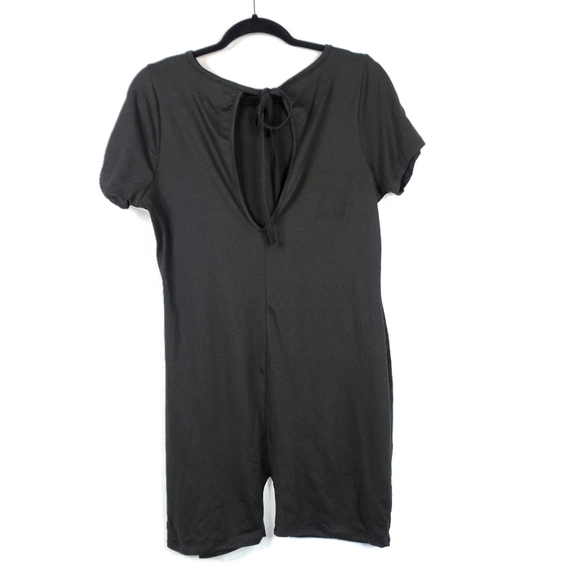 Fashion Nova "Over It" Biker Short Romper - Picture 5 of 7